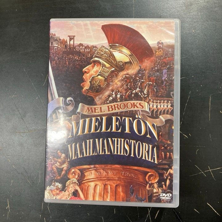 Mieletön maailmanhistoria DVD (VG+/M-) -komedia-